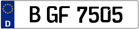 Truck License Plate